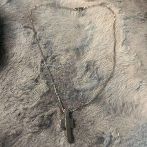 Gucci Silver 925 Cross Pendant